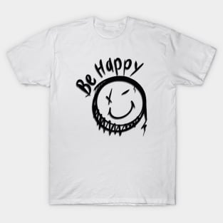 Be Happy / Smile / Happy smile / Emoji T-Shirt